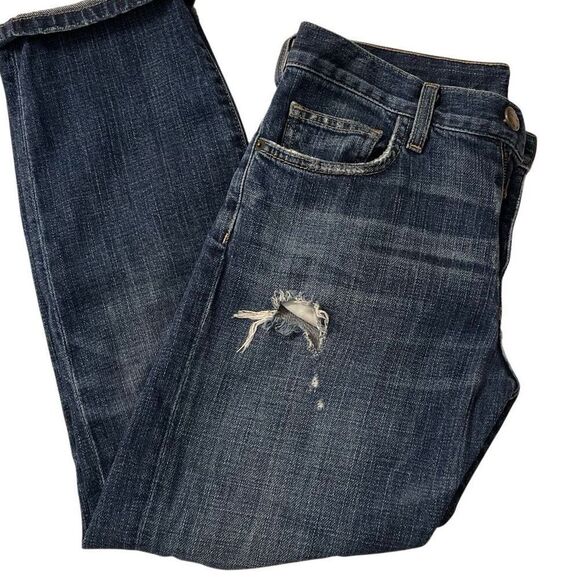 Current/Elliot The Boyfriend Women’s Distressed Jeans - Picture 3 of 10